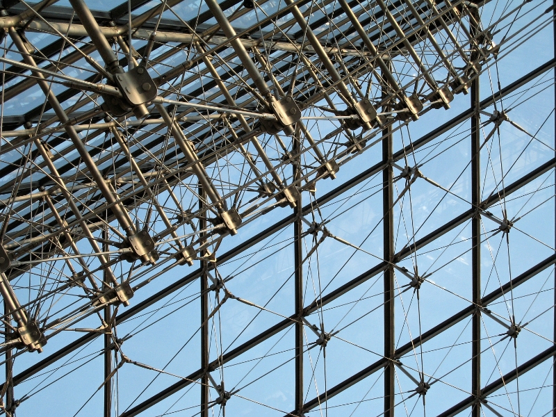 Louvre pyramid, Paris France 2.jpg - Louvre pyramid